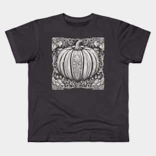 Halloween pumpkin patch intricate design Kids T-Shirt